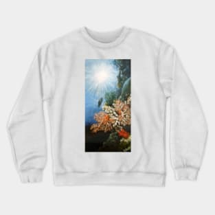 PARROT FISH IN THE CORAL Crewneck Sweatshirt